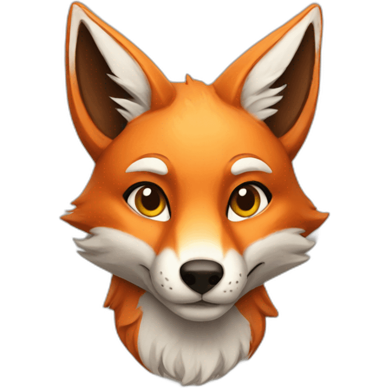 Anthro fox emoji