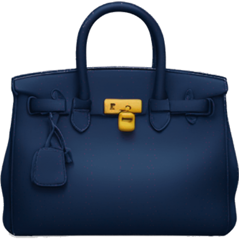 Navy birkin emoji