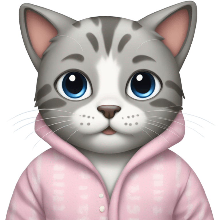 Cat in pjs emoji