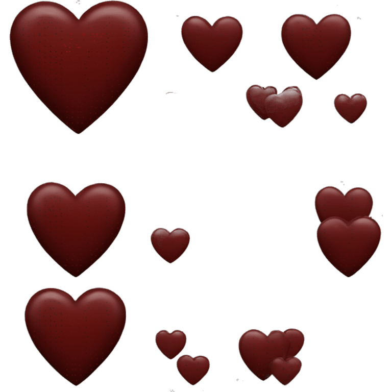 heart dark red color  emoji