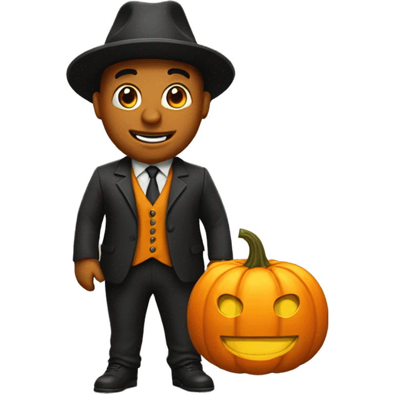 Pumpkin mayor emoji