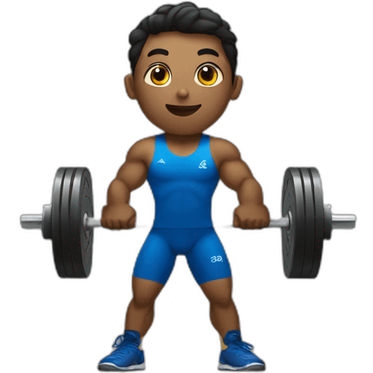 Olympic weightlifter emoji