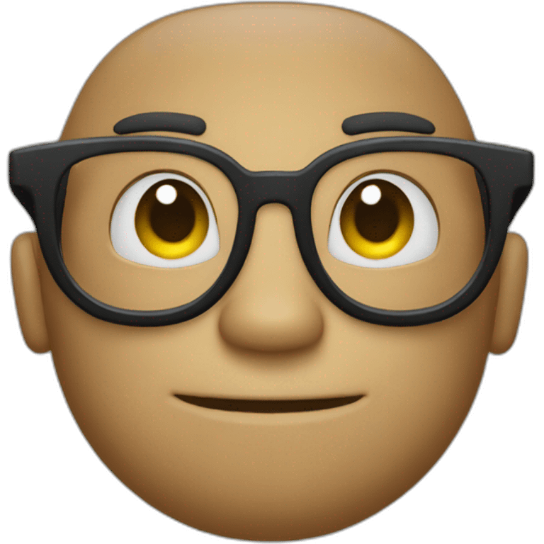 Giga chad with glasses emoji