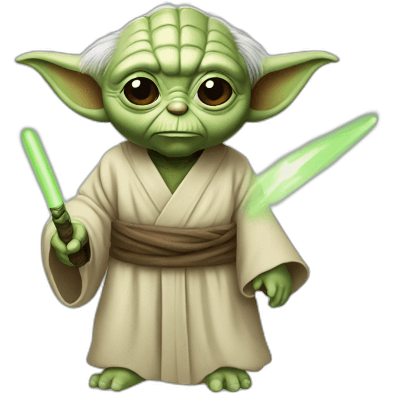 Yoda cuerpo entero emoji