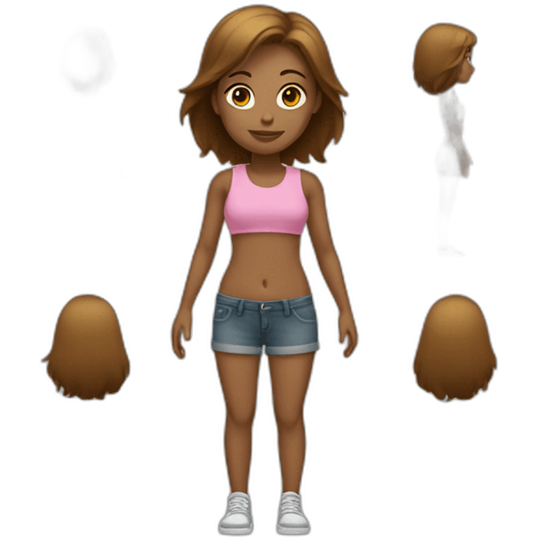 Women lower body female characteristics emoji