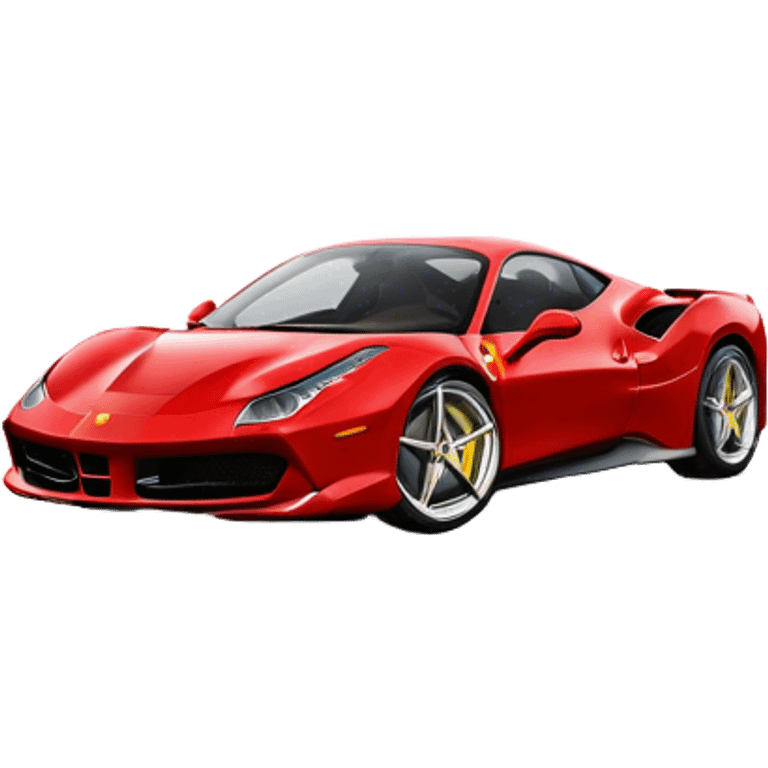 Ferrari 488 GTB - Ferrari (Model Year: 2020) (Iconic colour: Red) emoji