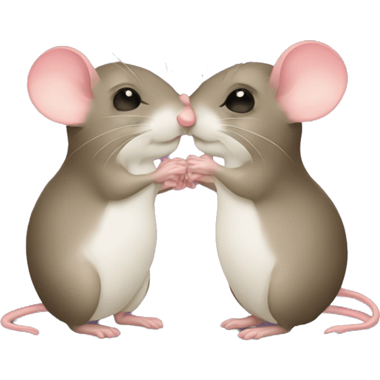 Mouse kissing  emoji