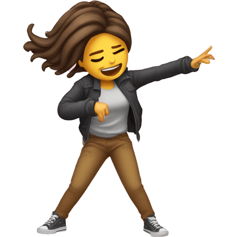 Quiero una chica haciendo el dab  emoji