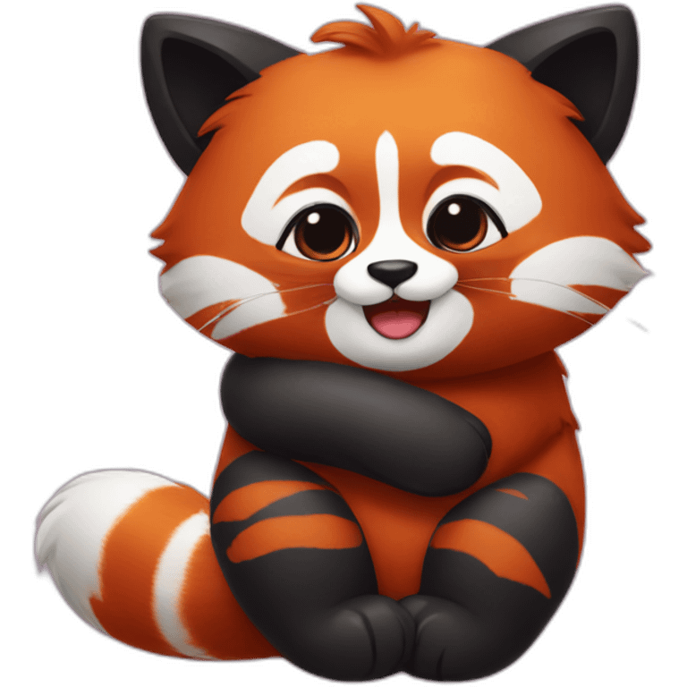 redpanda-hugging-cat emoji