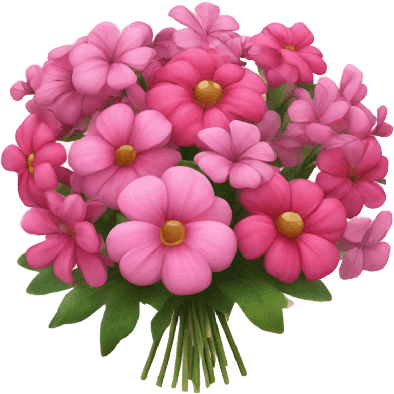 Bouquet of pink flowers emoji