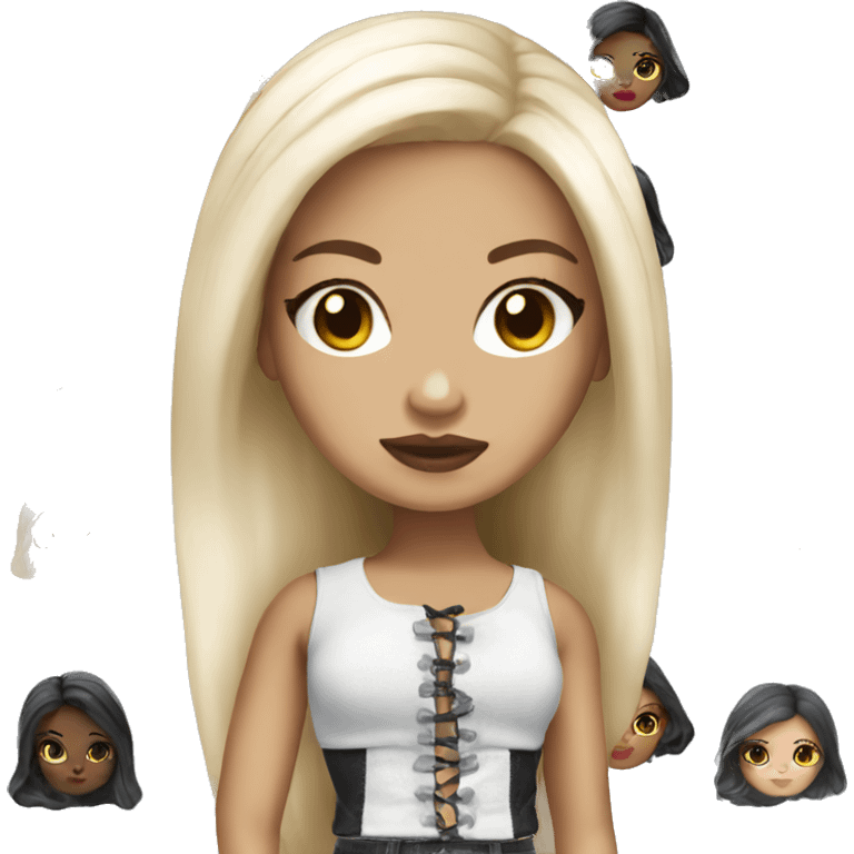 White bratz doll emoji