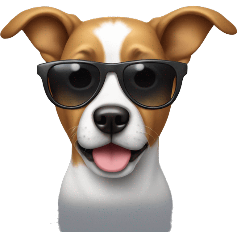 dog with sunglasses emoji