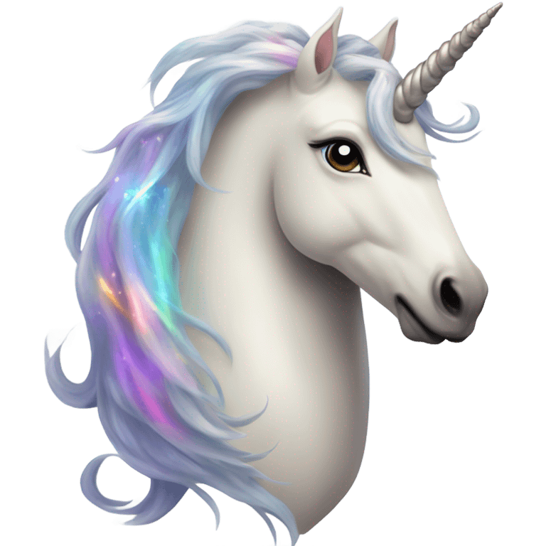 Beautiful unicorn emoji