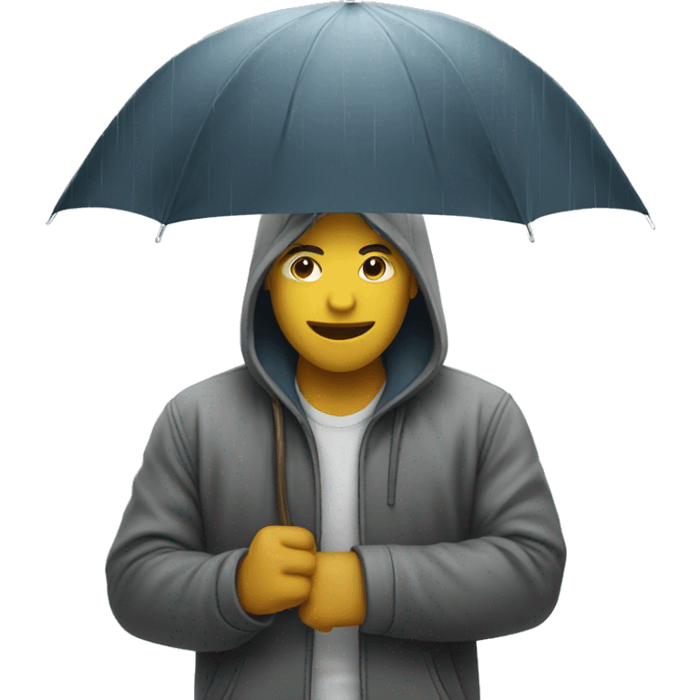 Rainy day inside  emoji