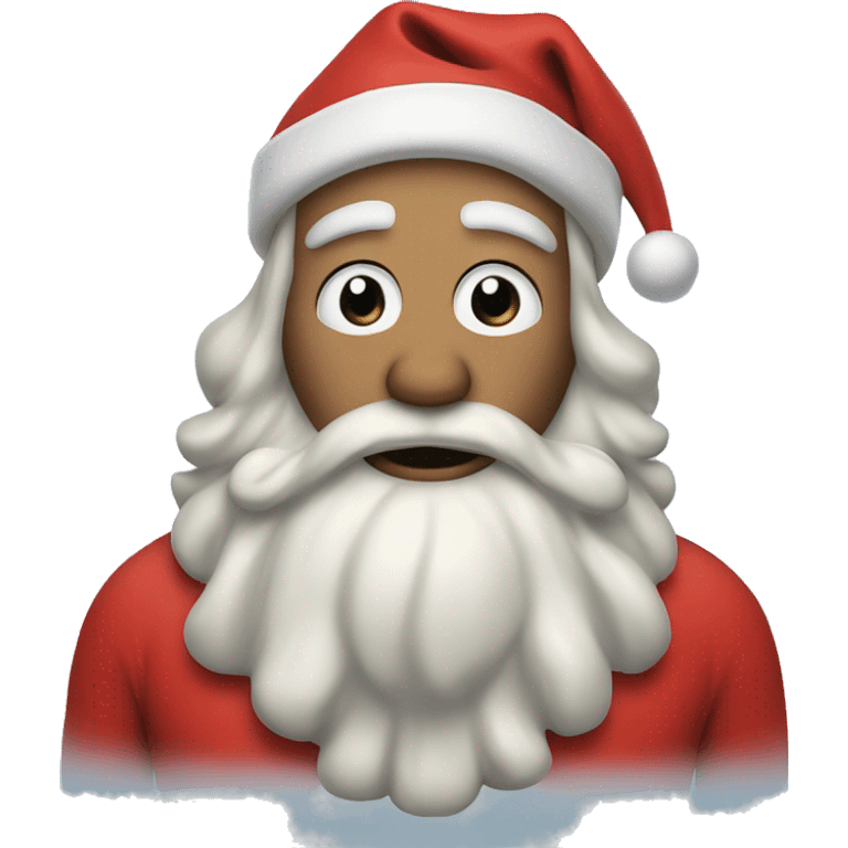 Santa’s naughty list emoji