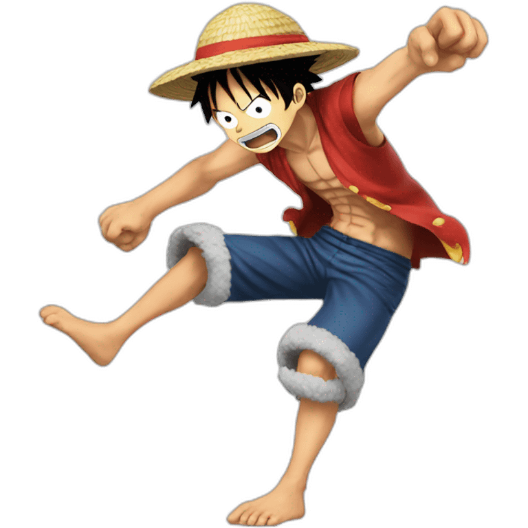 Luffy Fight emoji