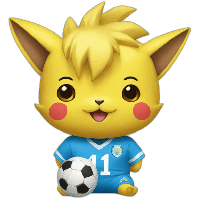 Pikatchu-soccer-fan-marseille emoji