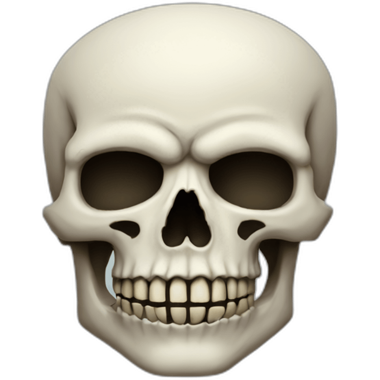 Punk rock skull emoji