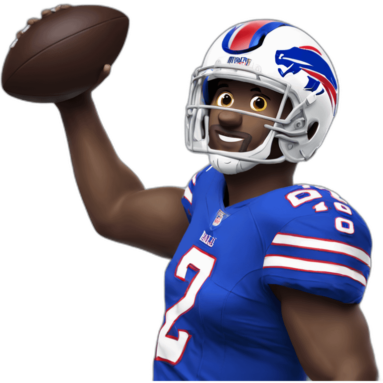 NFL bills player emoji