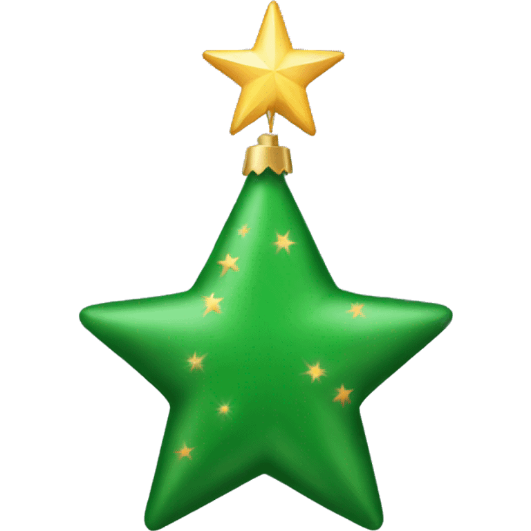 Christmas tree star emoji