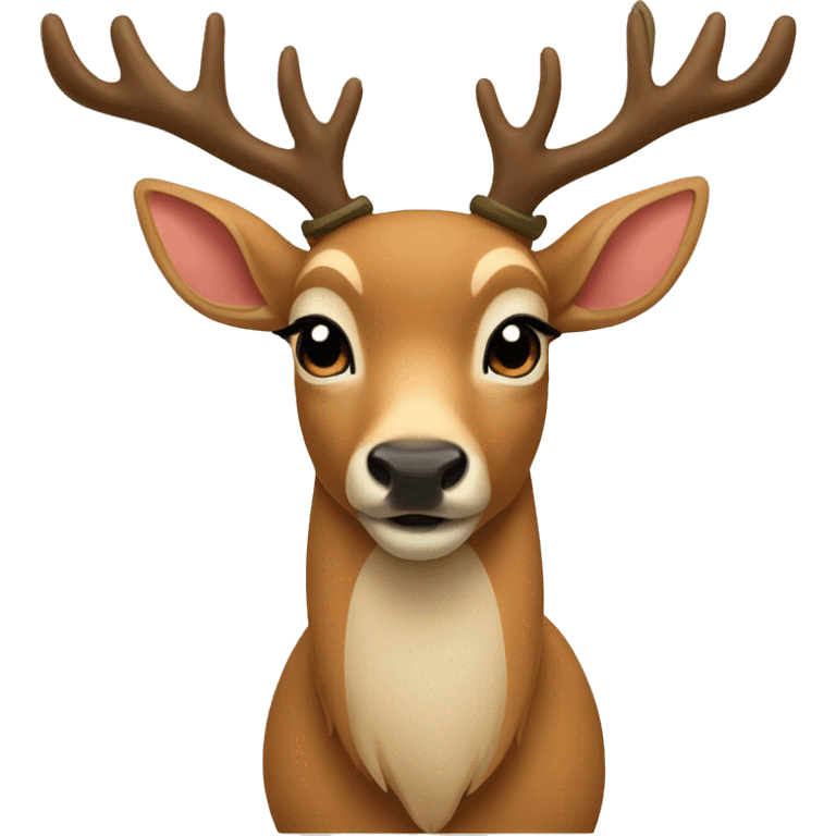 deer with a bow emoji