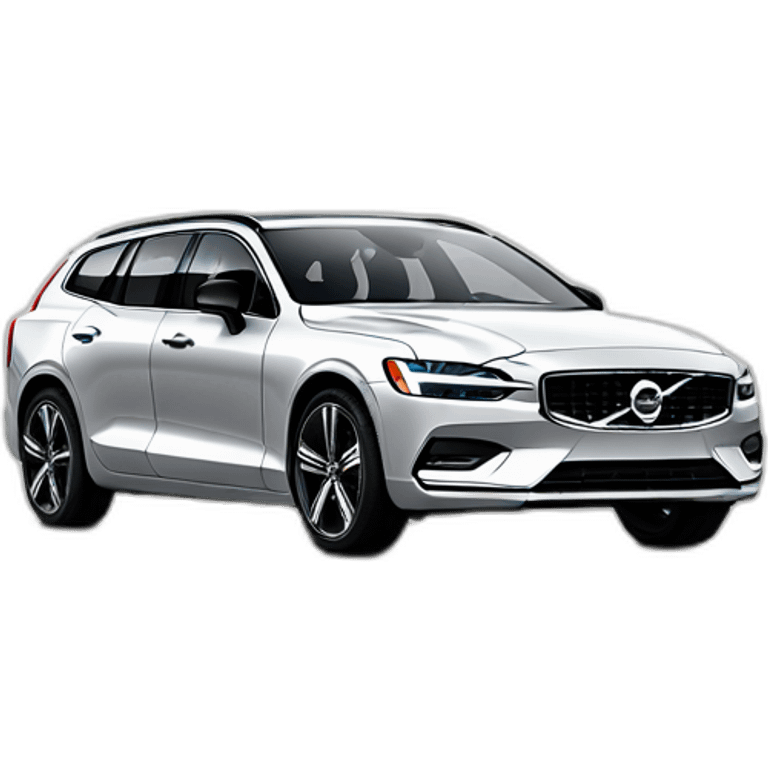 volvo v60 front white emoji