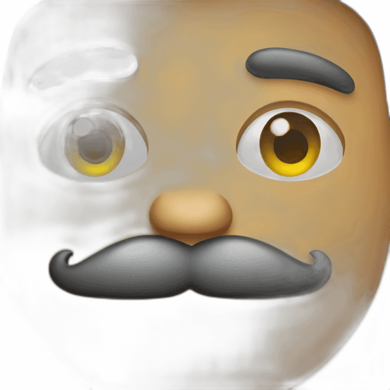 brazilian small moustache emoji