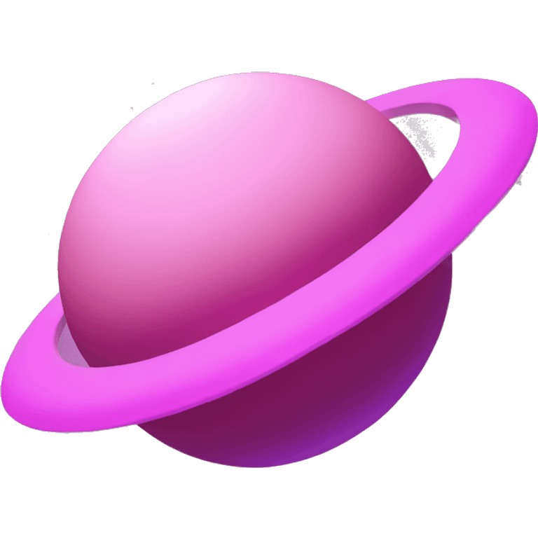 Pink Saturn  emoji