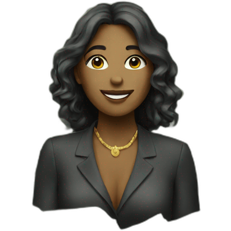 woman with money emoji