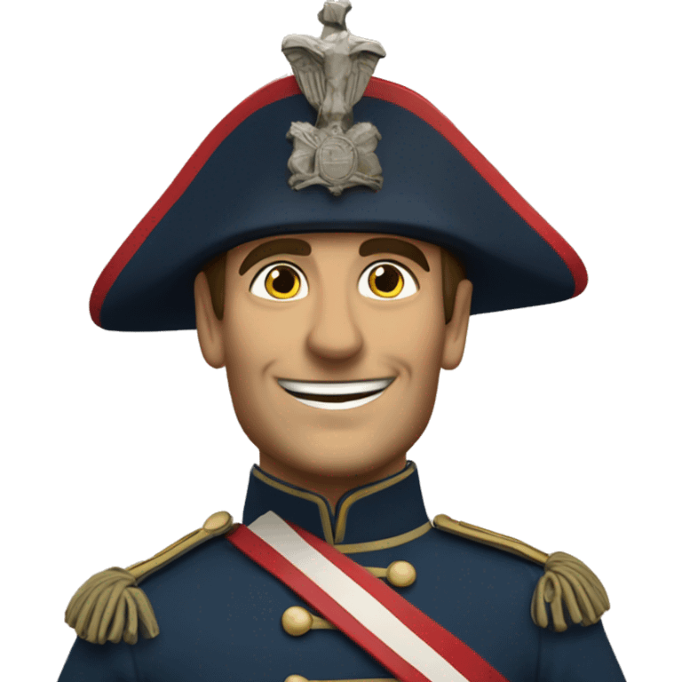 smiling French soldier in the Crimean War emoji