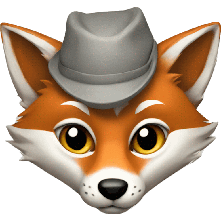 fox with a sward emoji