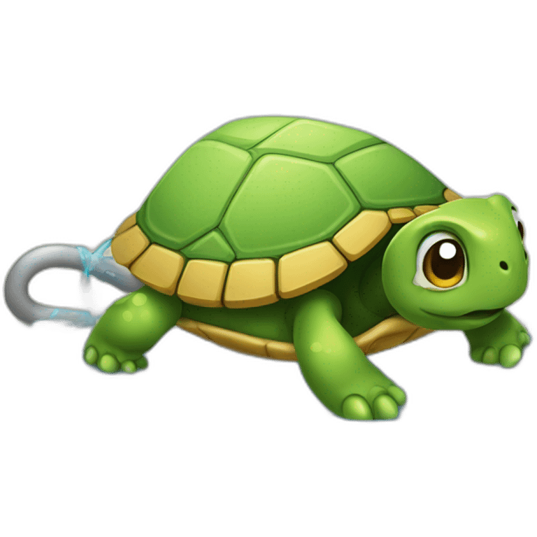 Tortue qui passe l aspirateur emoji