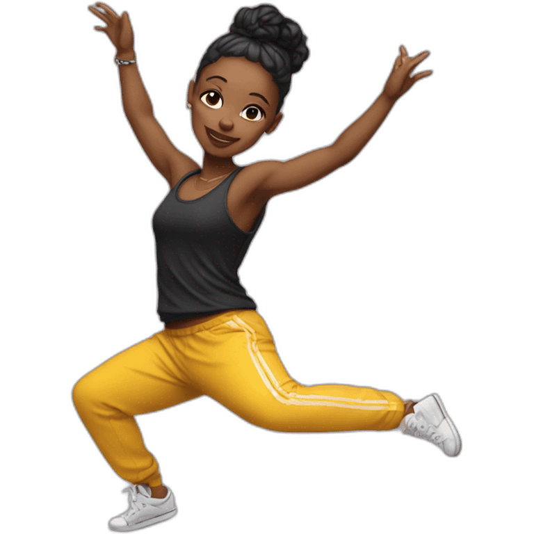 hip hop dancer emoji