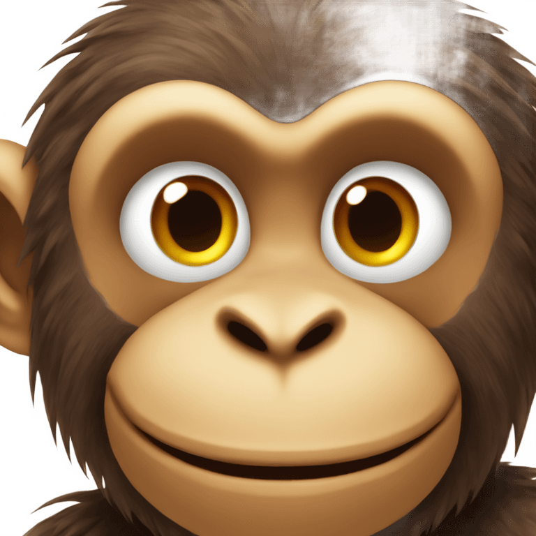 greedy monkey emoji