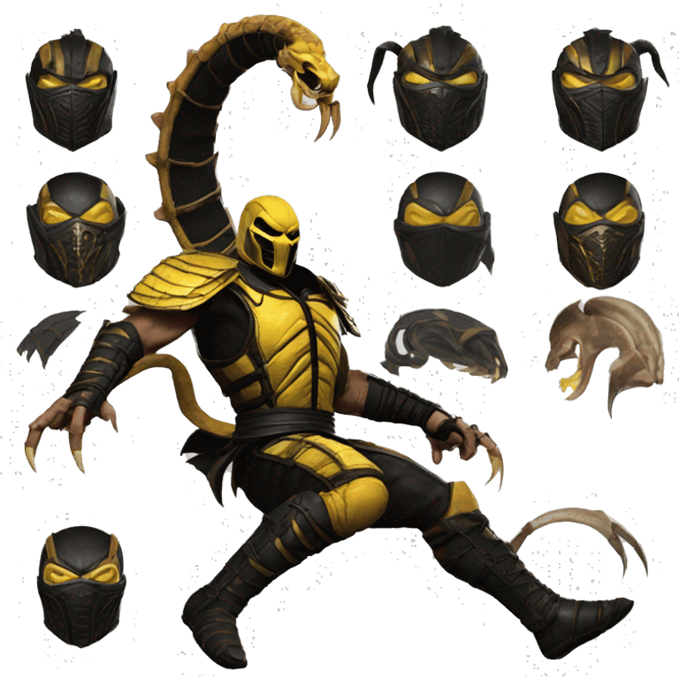 Mortal kombat scorpion  emoji