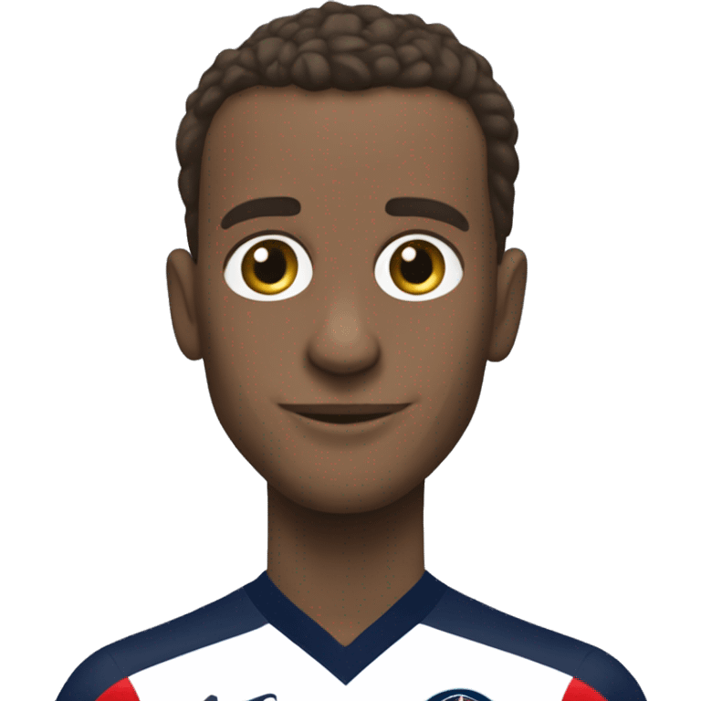 Macron in the football club PSG emoji