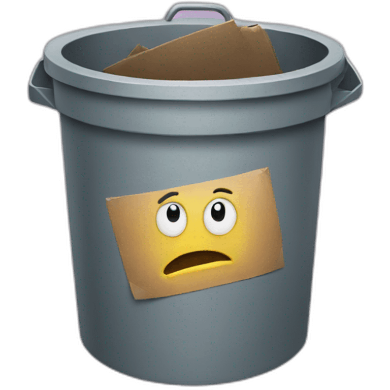 trash bin icon emoji