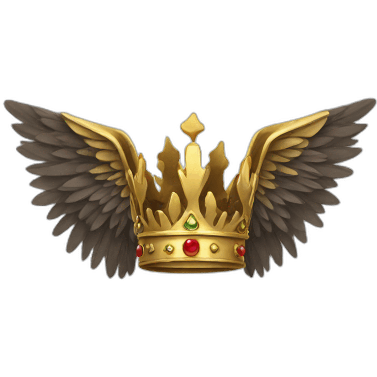 Crown and wings emoji