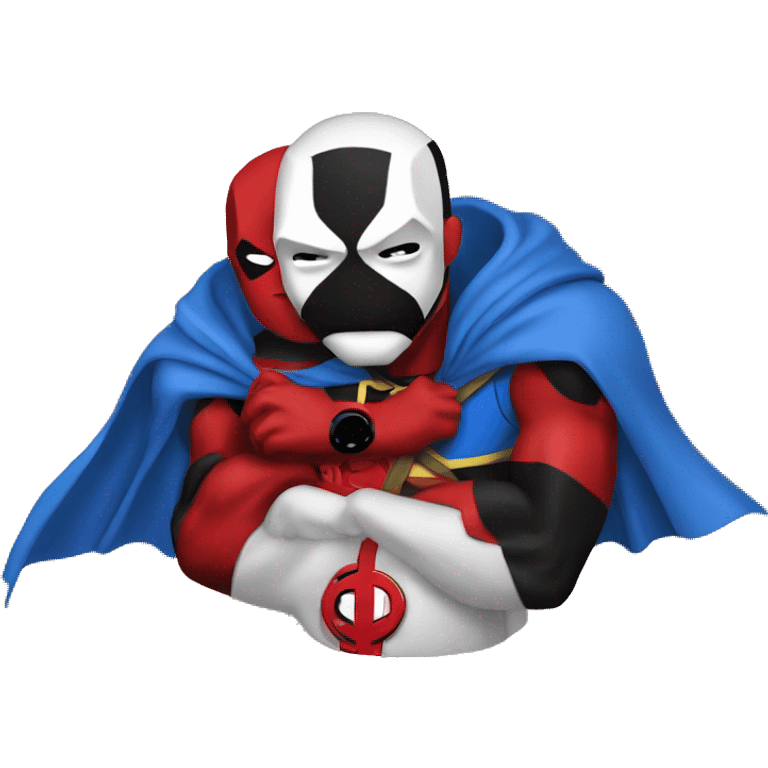 Deadpool superman emoji