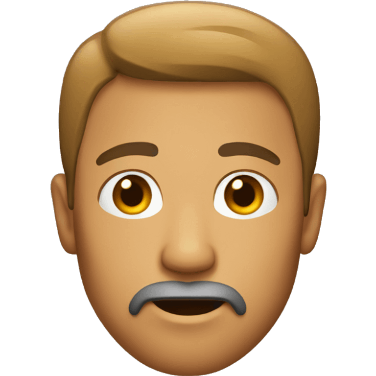 A tan guy with a goatee emoji