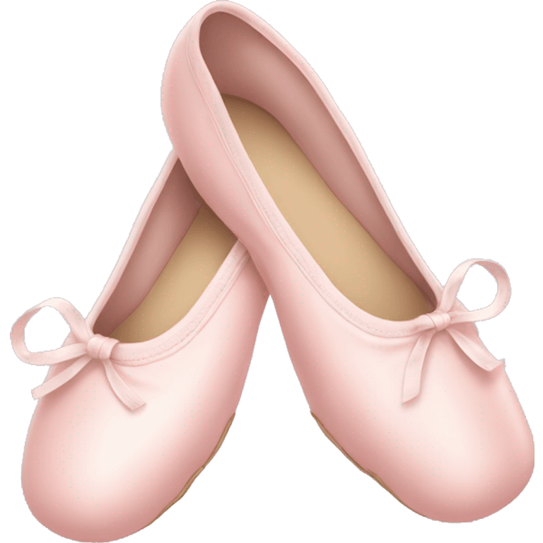 Pale pink ballet shoes emoji