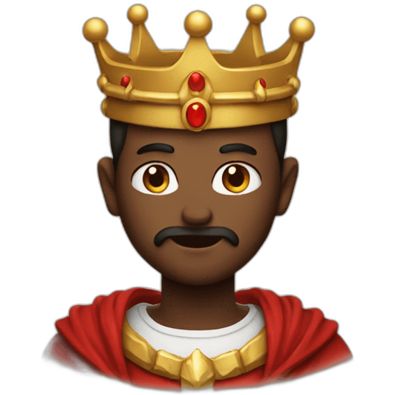 A god with Devil crown emoji