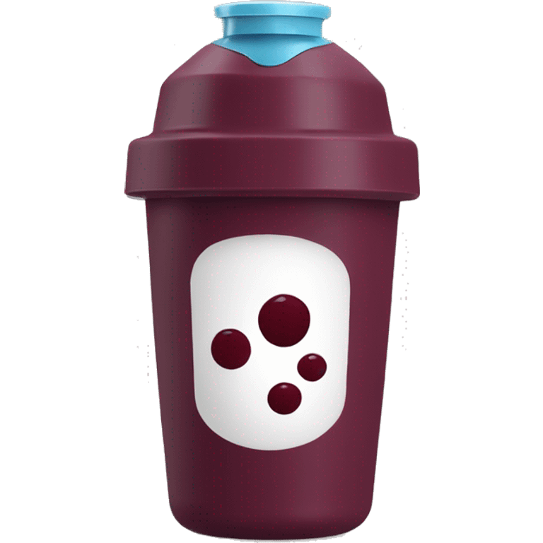 Bordeaux Protein shaker cup emoji