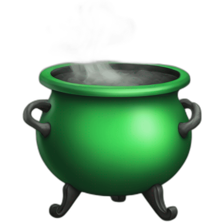 cauldron with smoke green emoji