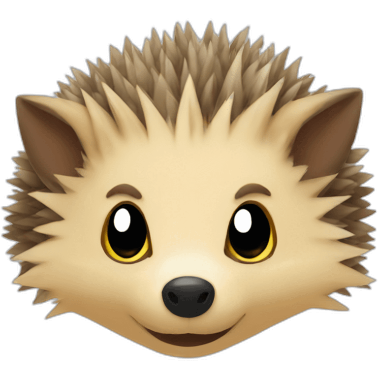 hedgehog pokemon face emoji