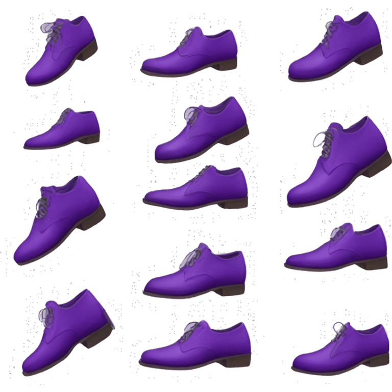 Zapato morado emoji