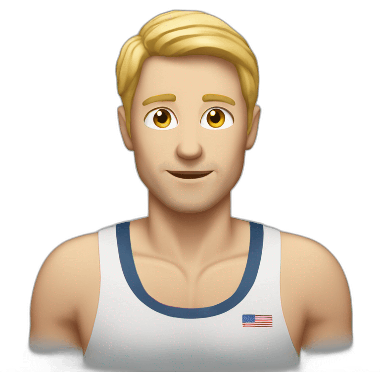 Greg a white man who runs 10km very fast emoji