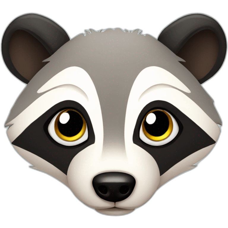 hearteyed badger emoji