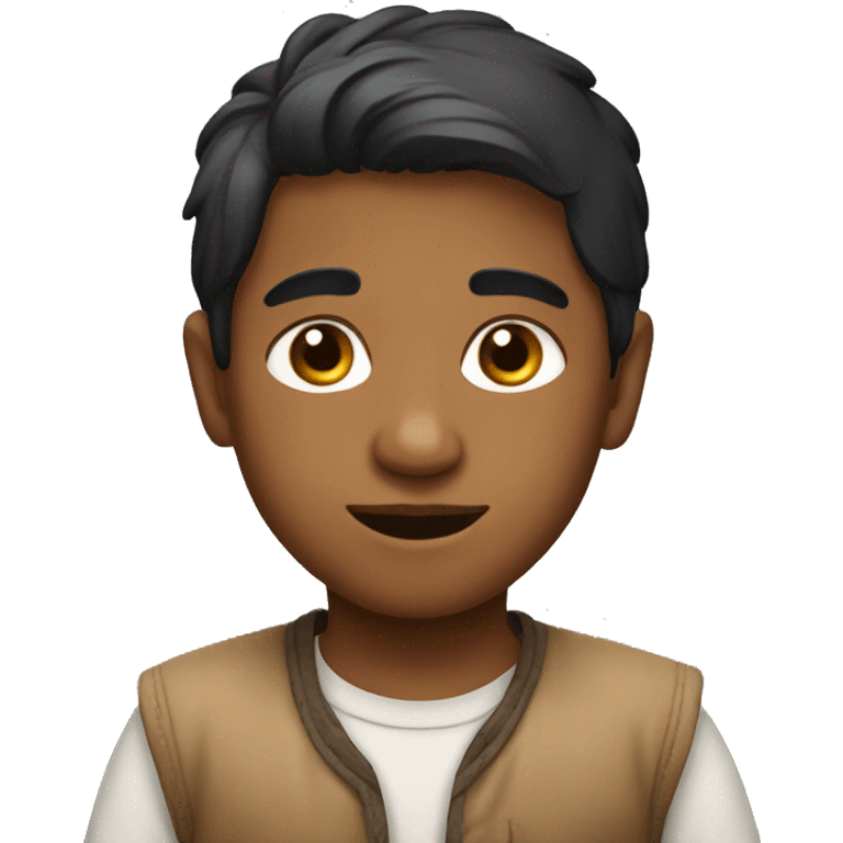 generate a image of indian boy emoji