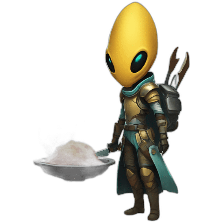 let him cook alien emoji scifi roguelike rpg style inspired by slay the spire digital art emoji